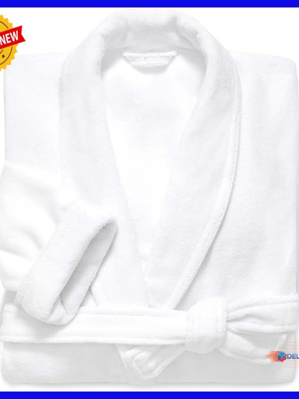 Luxury Turkish Cotton Robe Ultra Soft Plush Adjustable Unisex Spa Bath